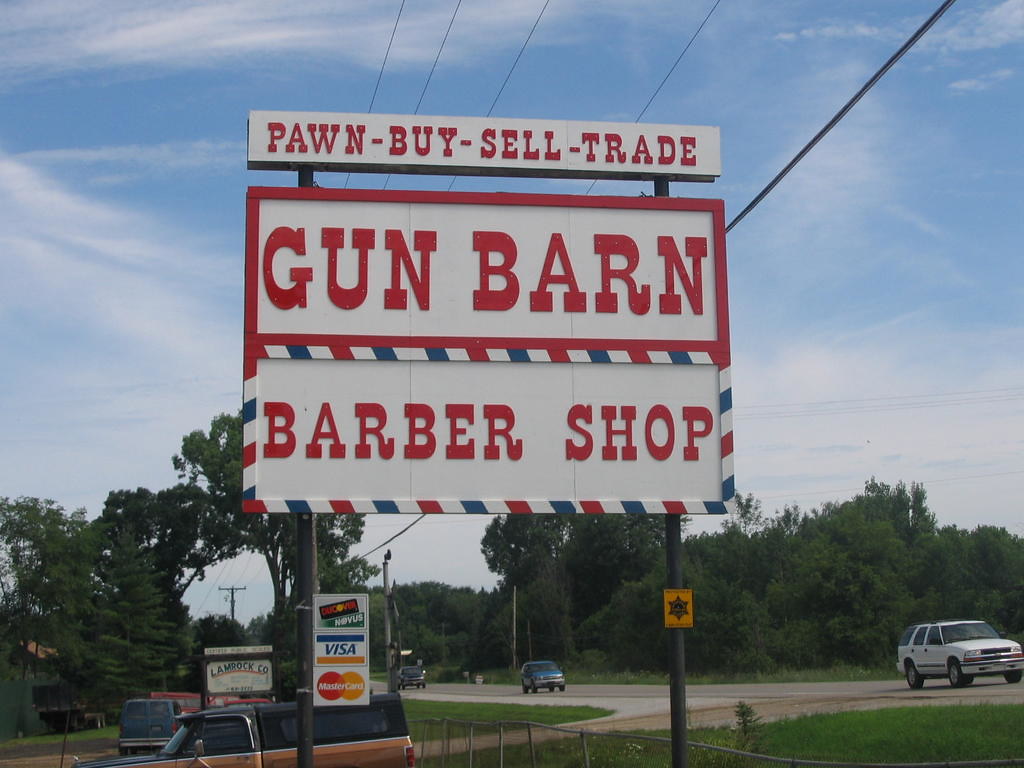 gun barn The Gun Barn and Barber Shop. It's on M15 just sâ€¦ Flickr