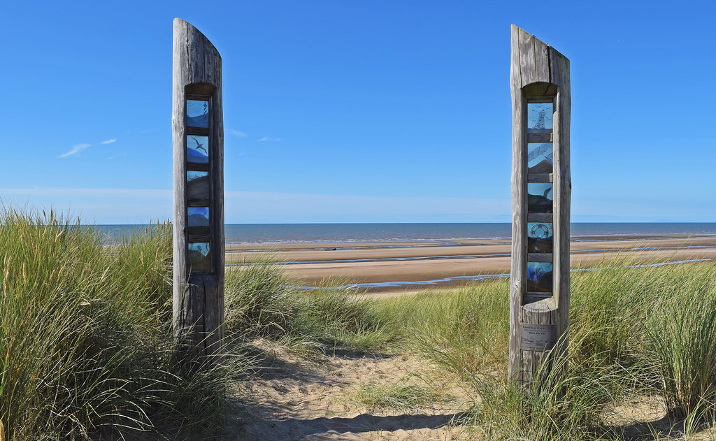 'Glass Sea View' Ainsdale beach, Ainsdale, England Flickr