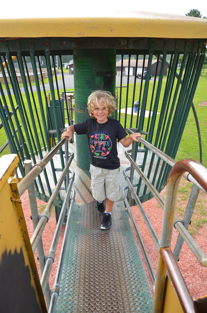 Everett In The Playground At the Champlain Street Park in … Flickr