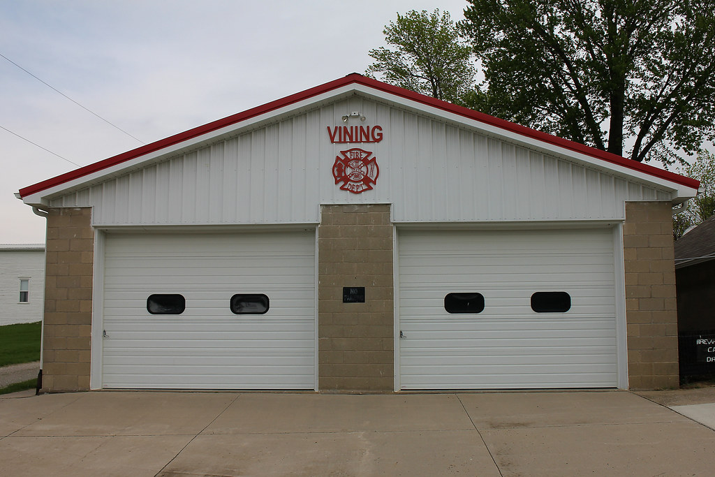 Fire Station Vining, IA Built in 1972. Tom McLaughlin Flickr