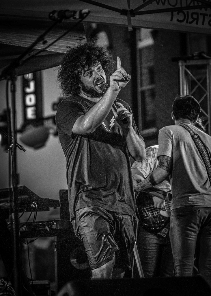 The Band Ripe Cedar Falls, IA, Fondo Fest Street party Chris Bice