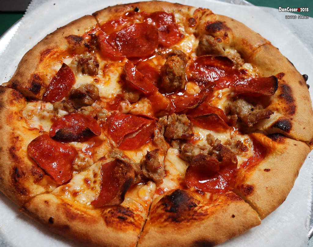 Pepperoni & Italian Sausage Pizza IMG_8455 copy danniepolley Flickr