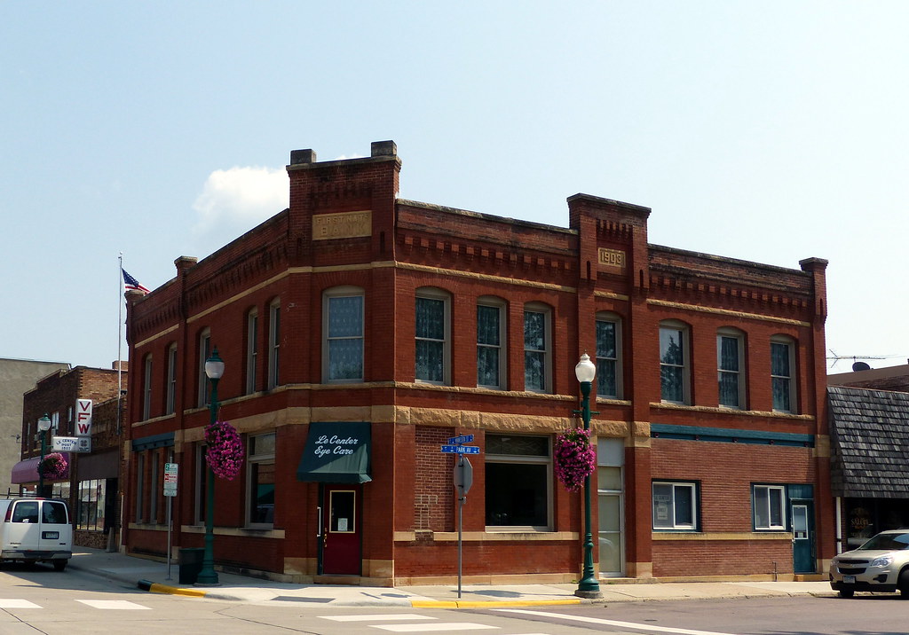 Former First National Bank Le Center, Minnesota robert e weston jr