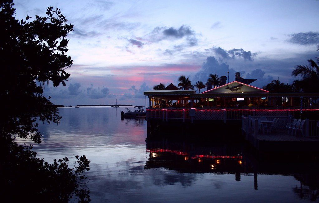 Boat To The Bar Sunset afterglow Islamorada, Florida Sum… Flickr