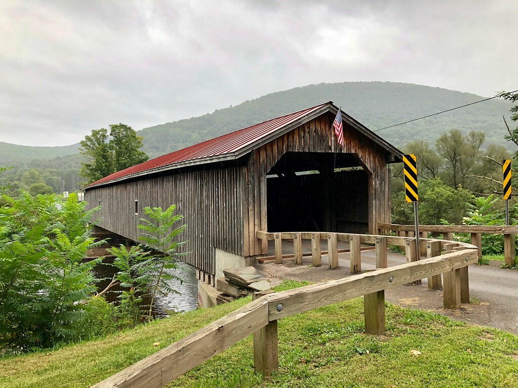 Hamden Covered Bridge in Hamden, New York. Paul Chandler A… Flickr