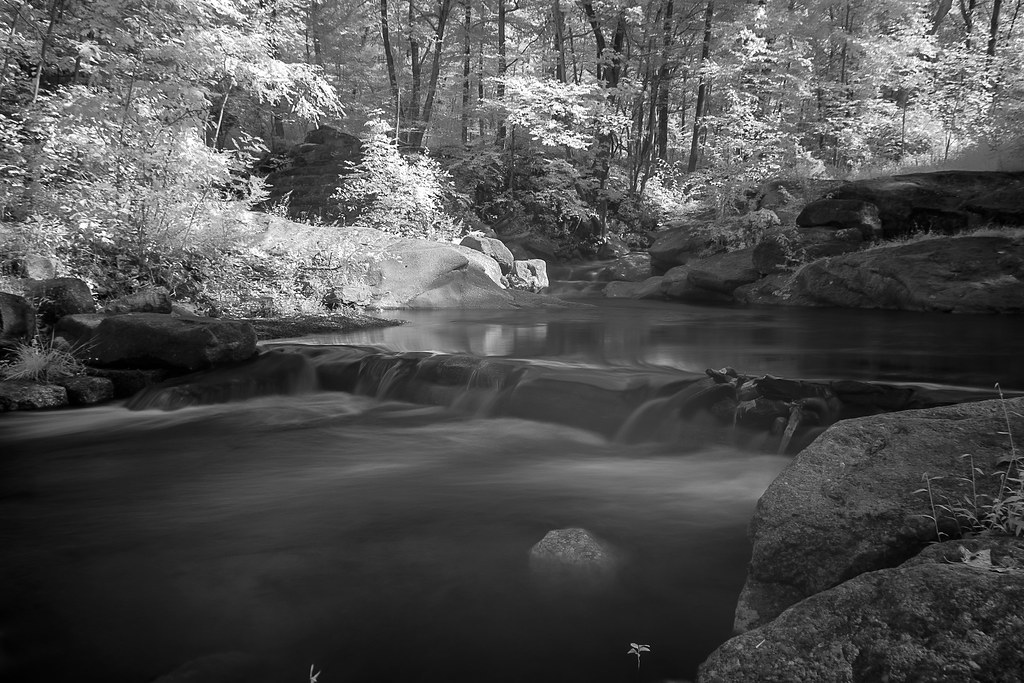 Powder Mill Run Waterfalls In Infrared One of the more int… Flickr