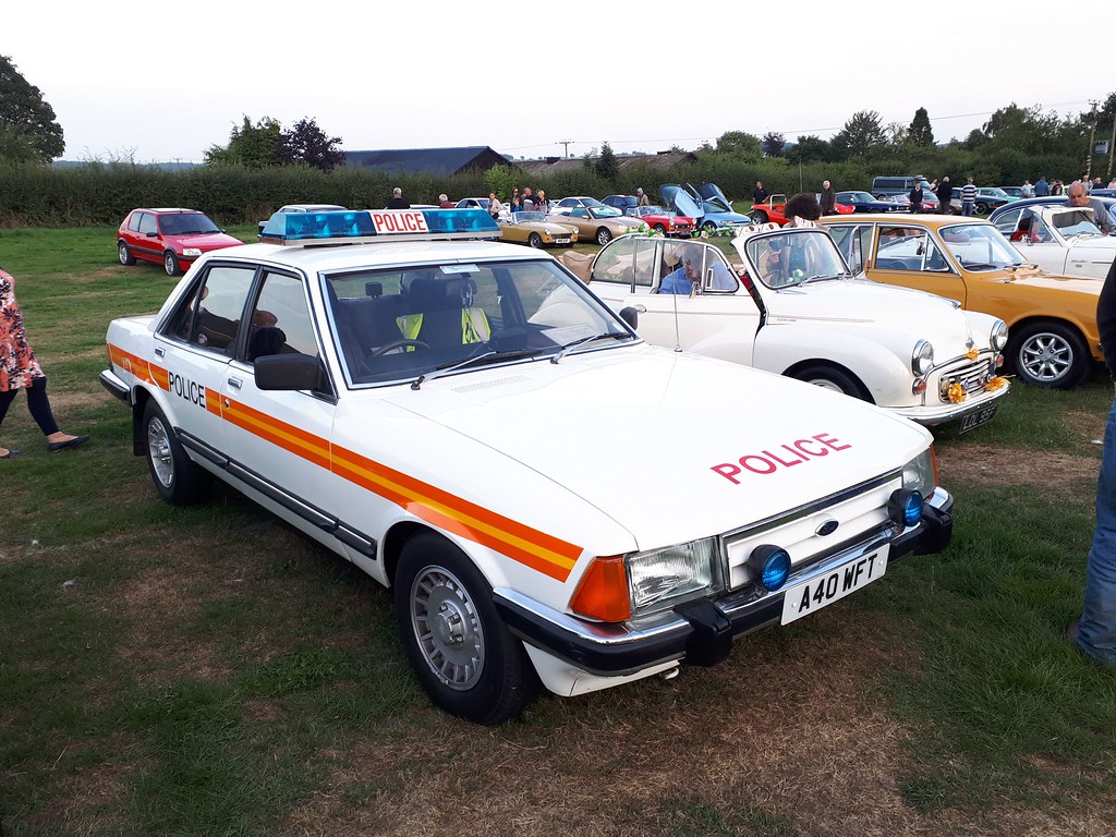 1983 Ford Granada 2.8 Police Car A40WFT (2) Matthew O'Connor Flickr