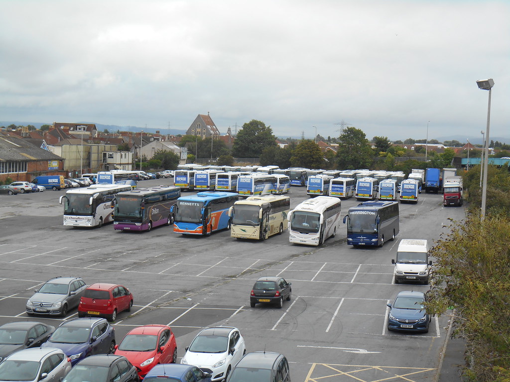 WestonSuperMare Coach Park 21/08/2018. A view looking do… Flickr