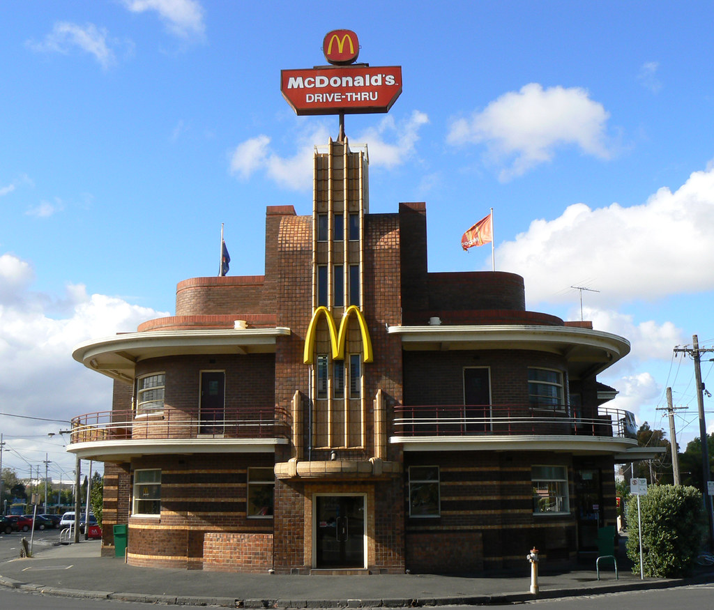 Maccas, Clifton Hill The most beautiful McDonald's in the … Flickr