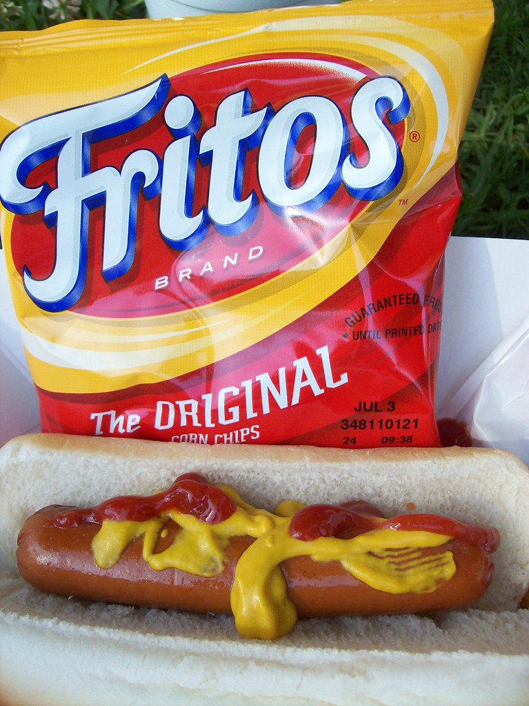 Hot Dog and Fritos. A another piece of my year of eating c… Flickr