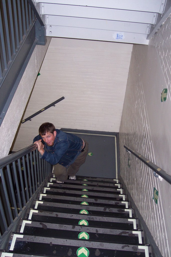 Empire State Building Climbing the stairs. Chris Ratzlaff Flickr