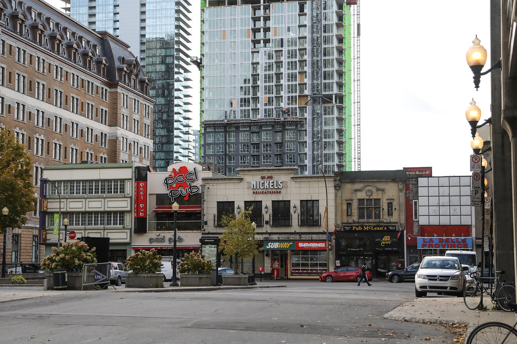 Peel St Pubs and Restaurants Montreal Mick L Flickr