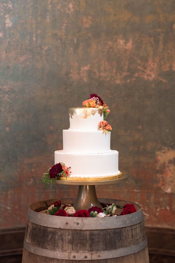 Wedding Cakes Gold foil cake Photography Megan Noll Flickr