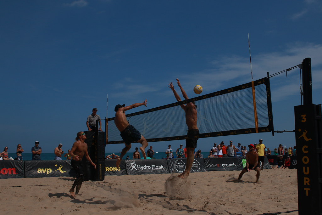 AVP Pro Beach Volleyball, Oak Street Beach, Chicago, Illin… Flickr