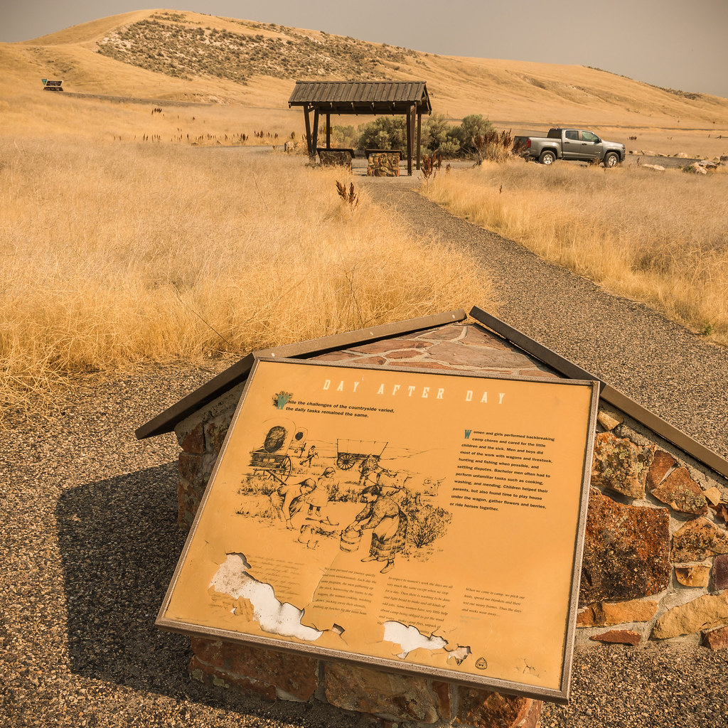 Oregon Trail Keeney Historic Site Afternoon view of amen… Flickr