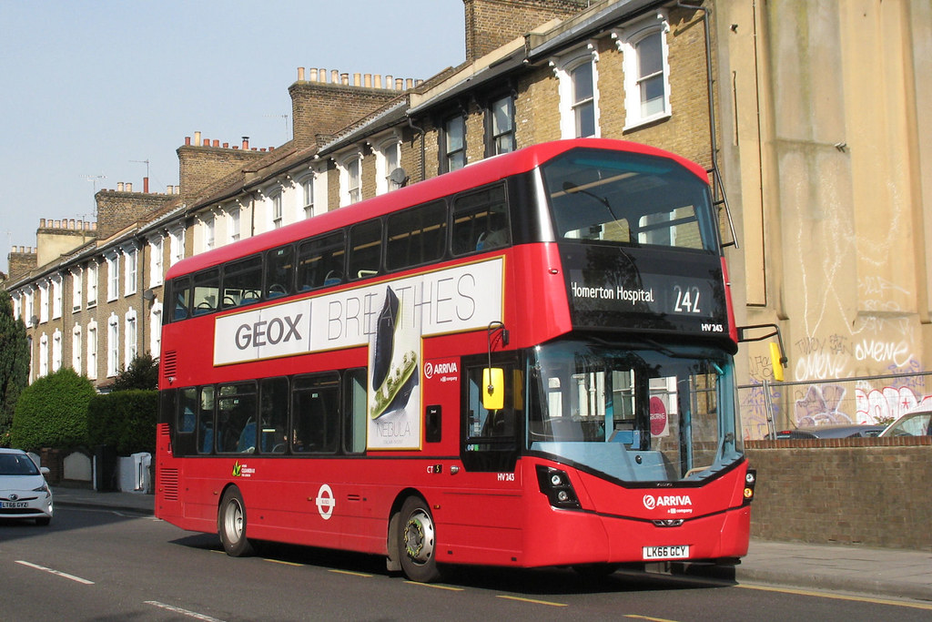 Arriva London HV243, LK66 GCY Graham Rd (Hackney) Steve D Flickr