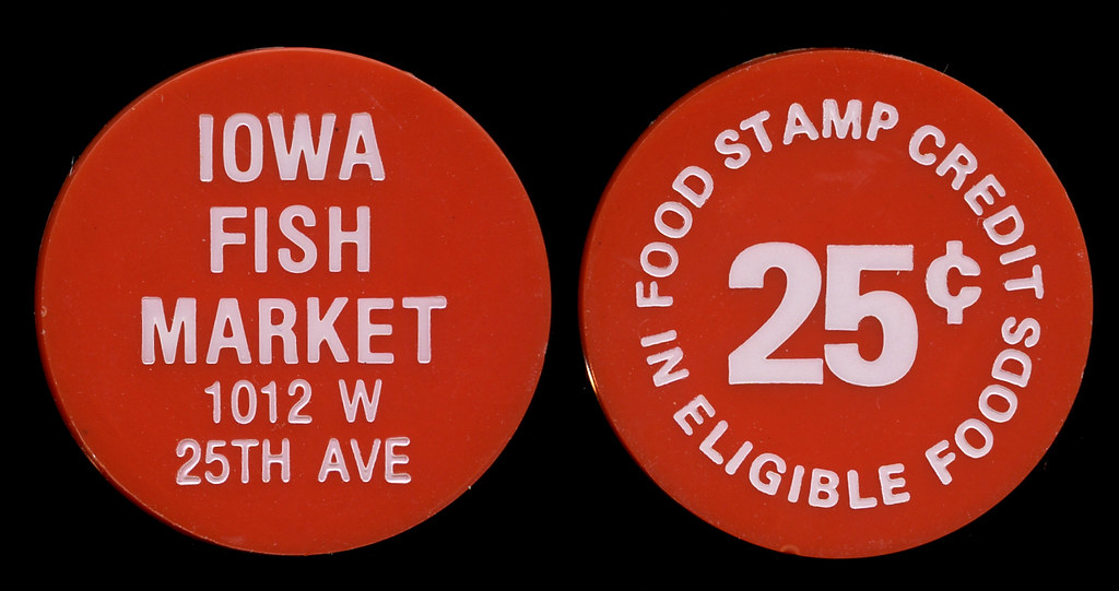 Iowa Fish Market, 25¢ Token Gary, Indiana IOWA FISH MARK… Flickr