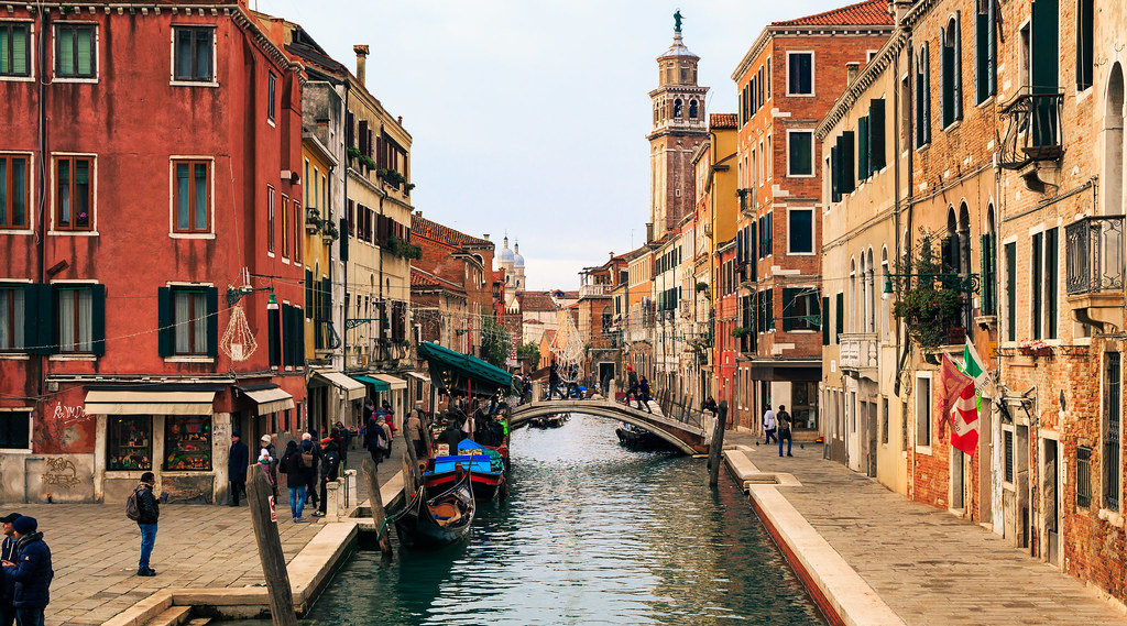 Busy Mornings in Venice Italy Panoramic Chronis Giannakakis Flickr