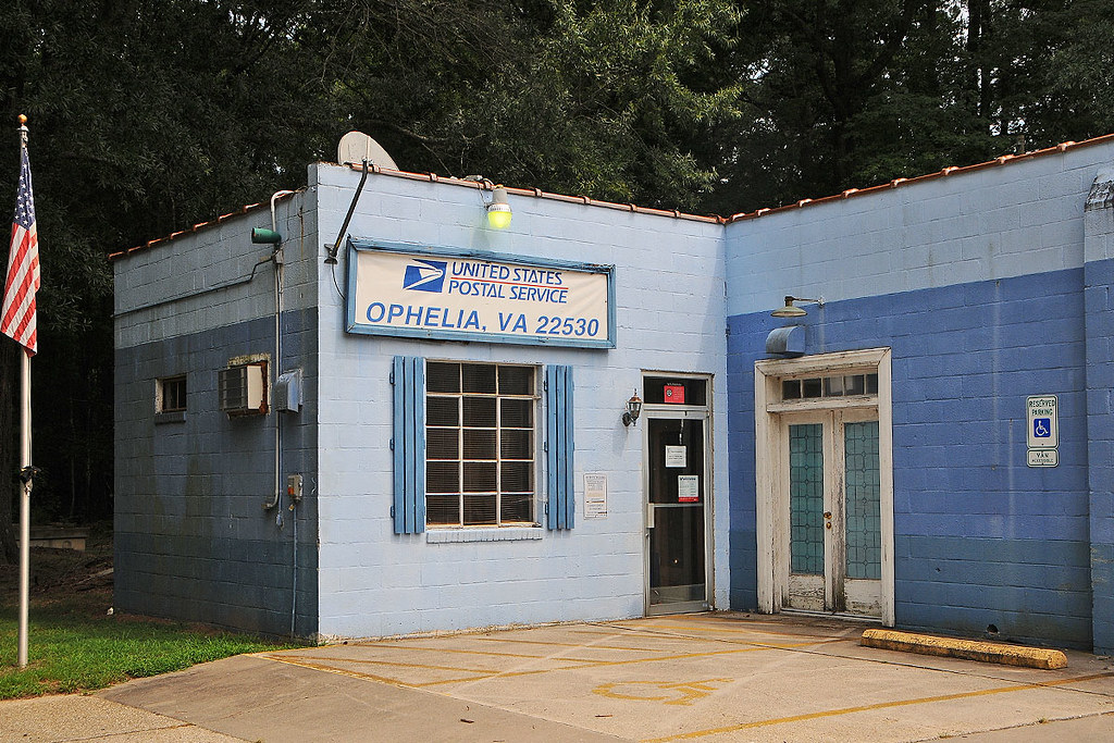 Ophelia, VA post office Northumberland County. Photo by B … Flickr