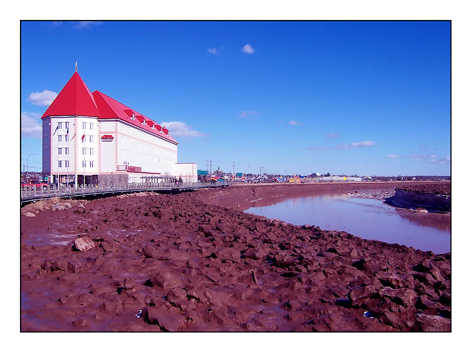 Chateau Moncton View of Petitcodiac river and the Chateau … Flickr