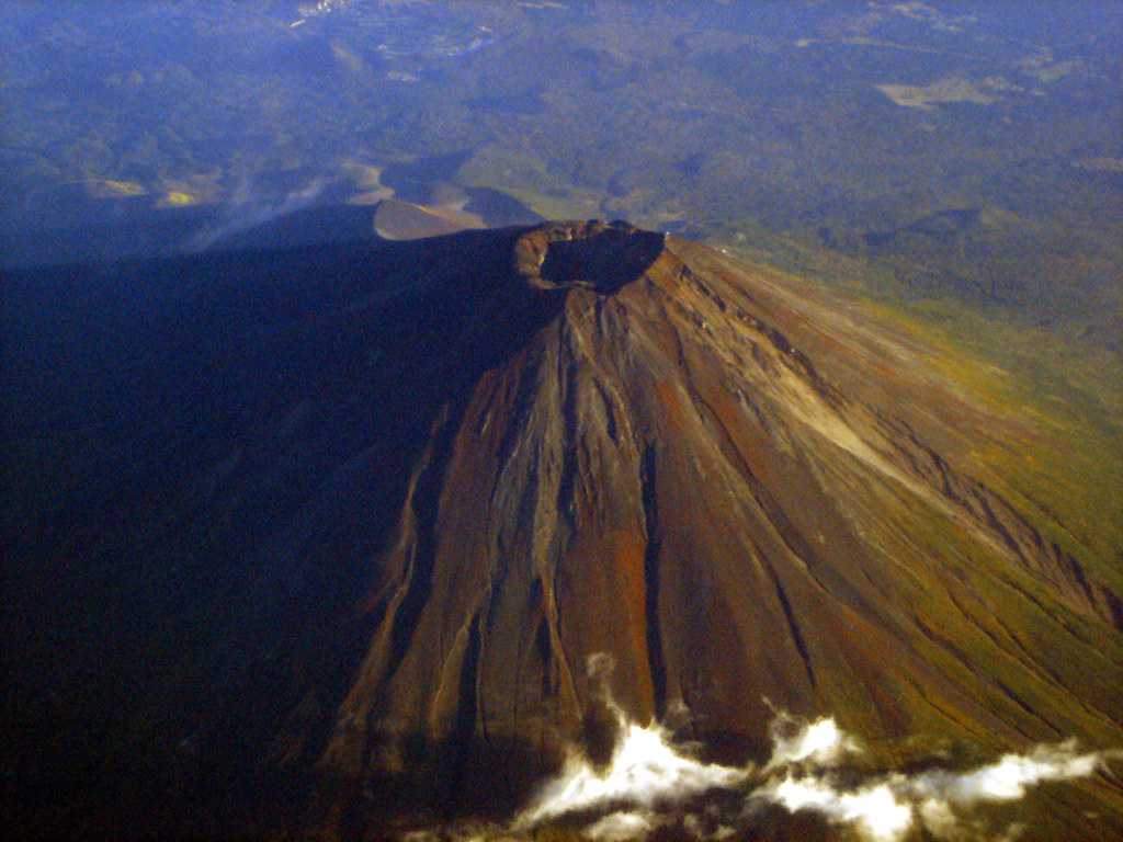 Mount Fuji from Above A view of Mount Fuji taken from an a… Flickr