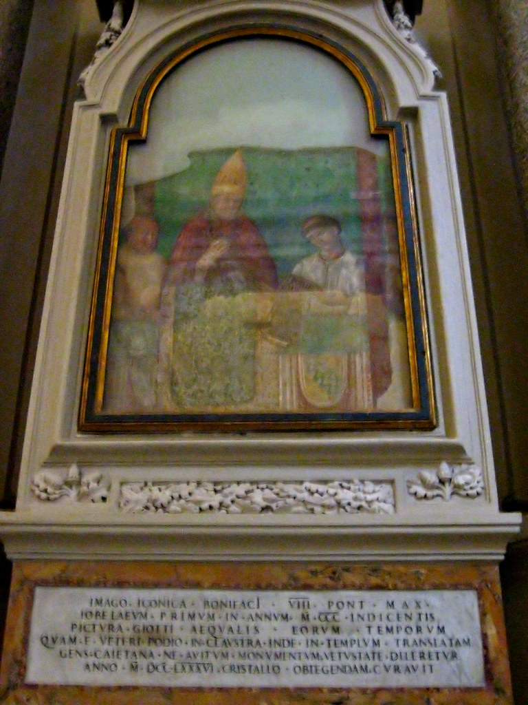 boniface viii, fresco A fragment of a Giotto fresco in a B… Flickr
