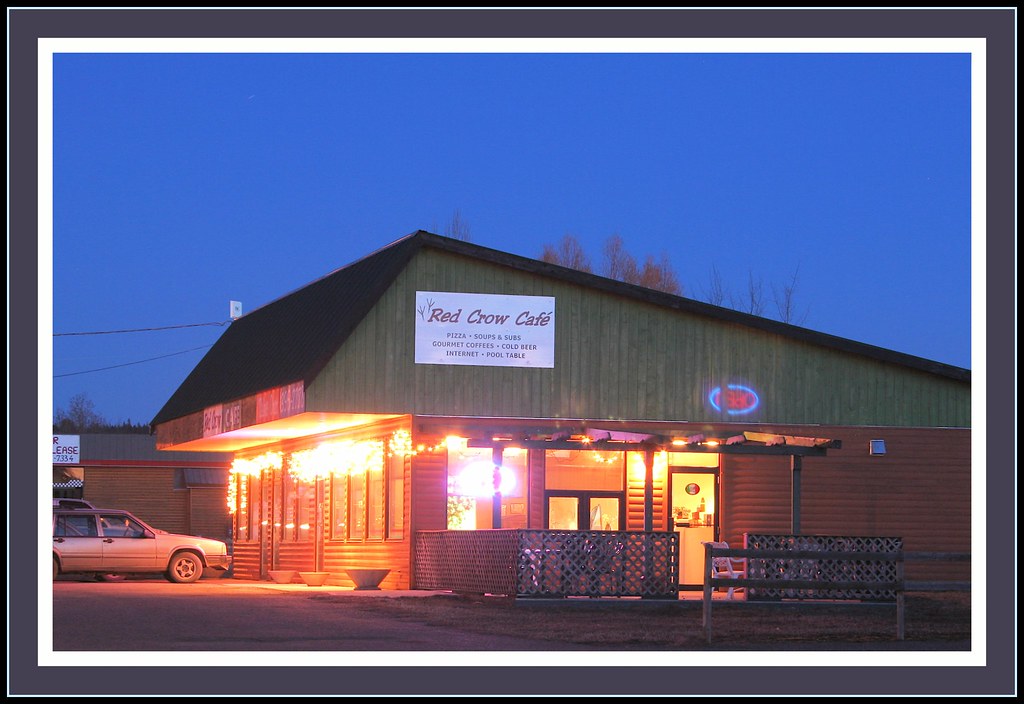 Lac La Hache BC Red Crow Cafe, downtown Lac La Hache BC, 9… Flickr
