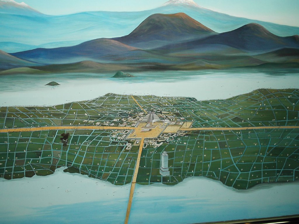 Mexico City back in the day... Tenochtitlan A city built o… Flickr