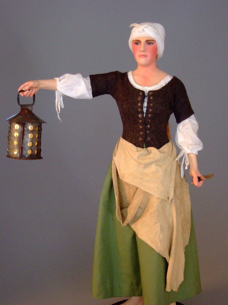 Historical Portrait Figure of peasant woman of the French … Flickr