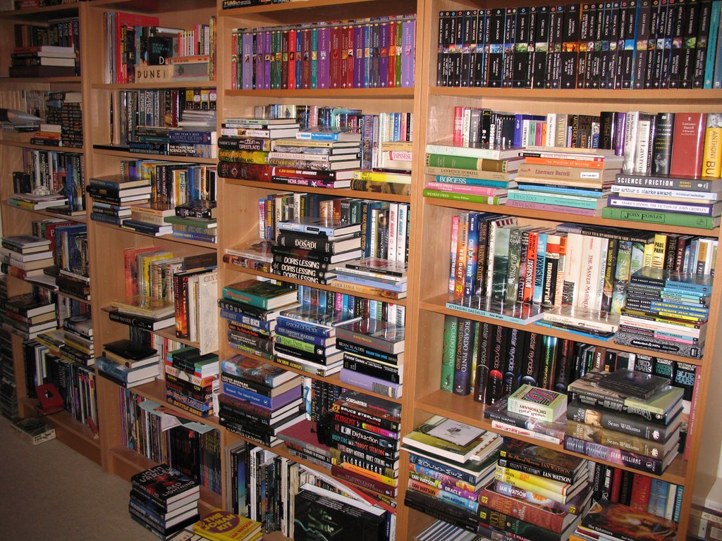 I need more bookshelves 1. from the right... Ian Sales Flickr