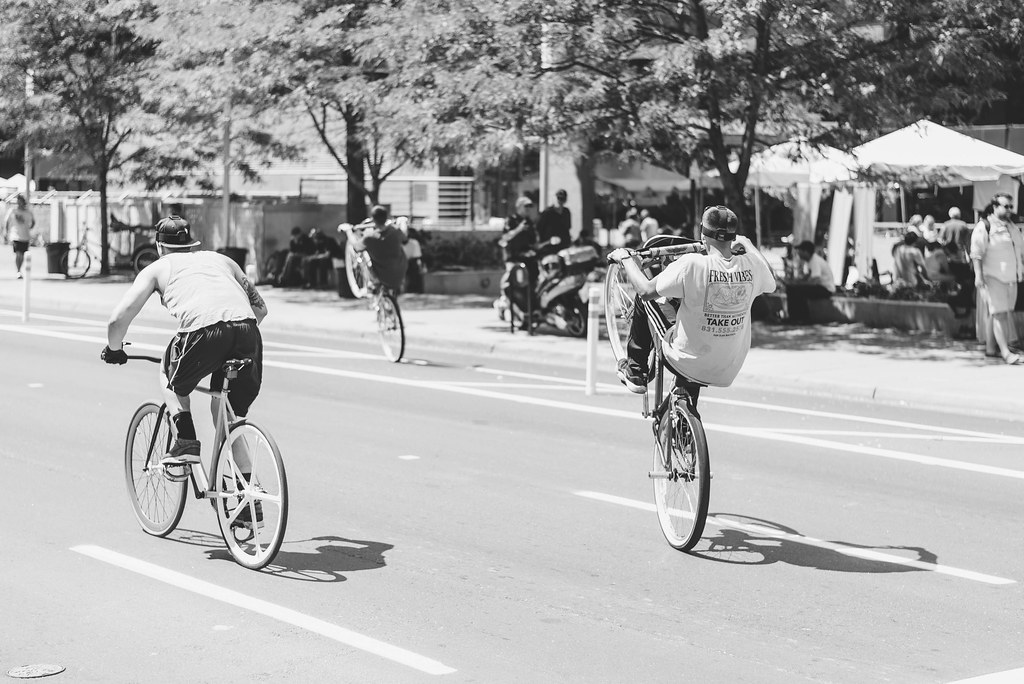Wheelies "Used to wheelie bicycles since I was six" Jay… Flickr