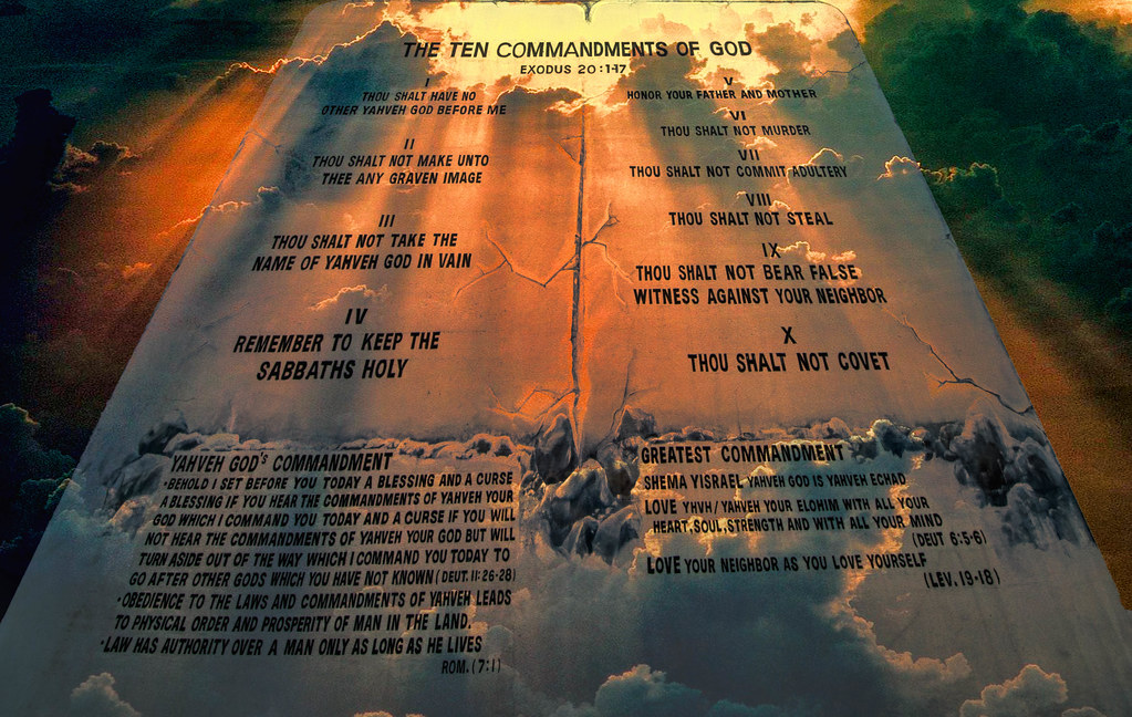 Ten Commandments I can only imagine what civilizations and… Flickr