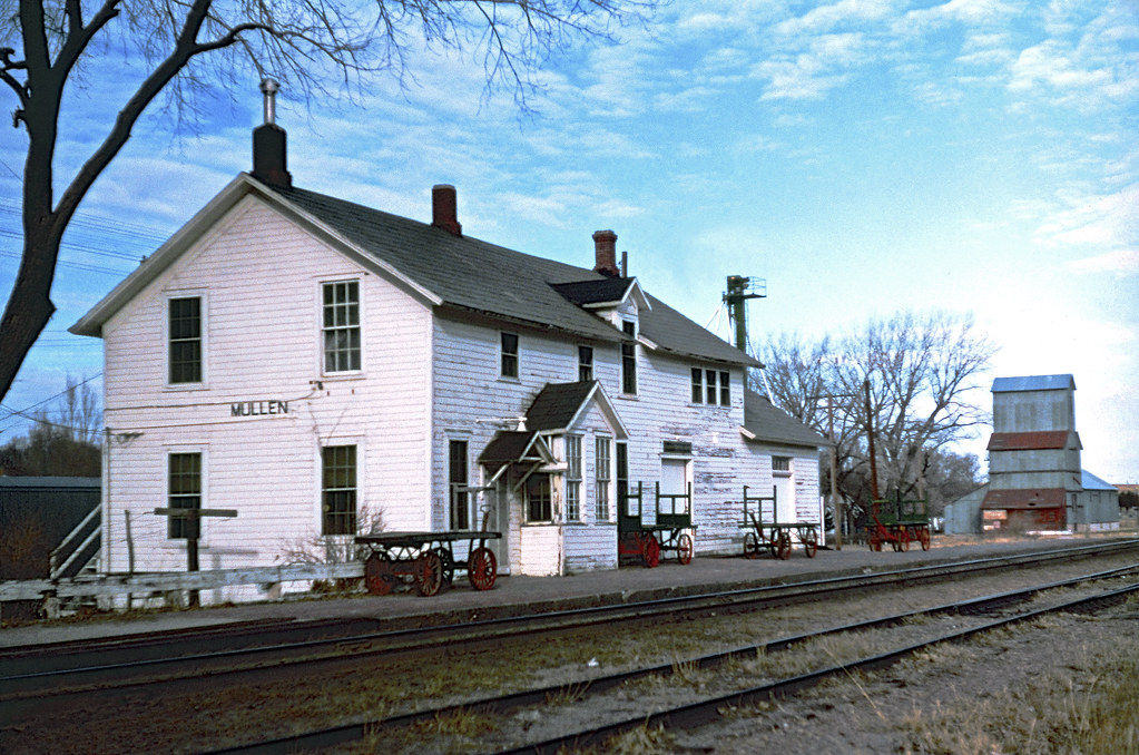 CB&Q Depot at Mullen, Nebraska Chicago Burlington & Quincy… Flickr