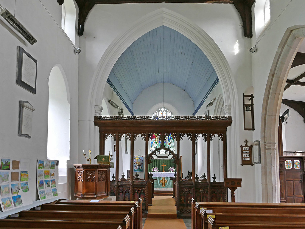Yelverton, Norfolk, UK An interior view of the Church of S… Flickr