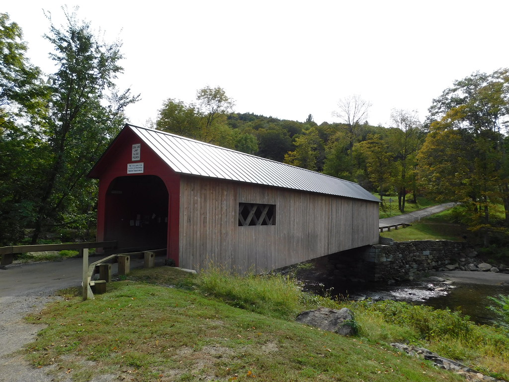 Green River Covered Bridge Green River, Vermont Spanning 1… Flickr