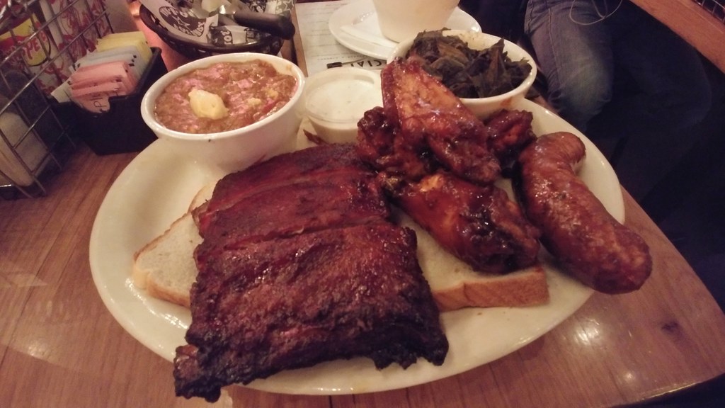 3 Meat Combo Supper Fox Brothers BBQ in Atlanta Ribs, smok… Flickr