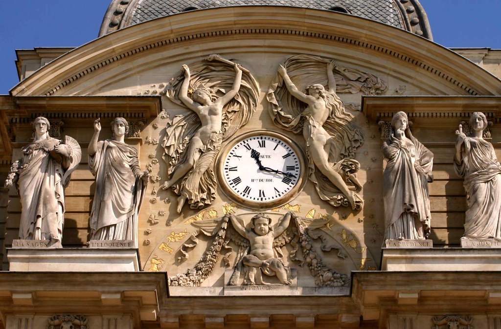 Clock facade of the Palais du Luxembourg, Paris Taken in P… Flickr