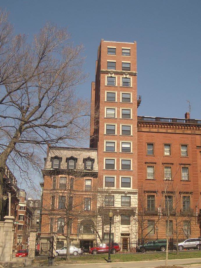 Narrow Beacon Hill Apartment Building on Boston Common Flickr