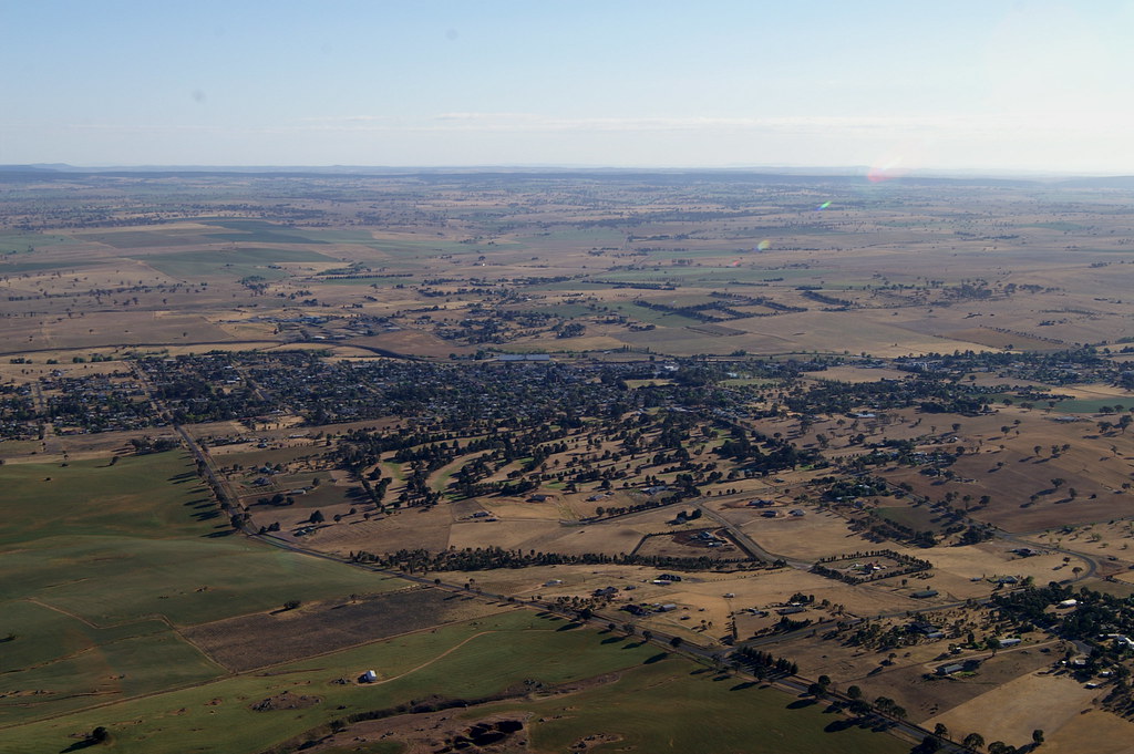My Home town Harden Murrumburrah from the viewpoint of a h… Flickr