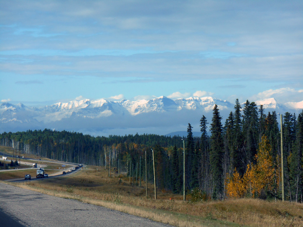 Alberta Yellowhead (16) Highway near Hinton Alberta Yellow… Flickr