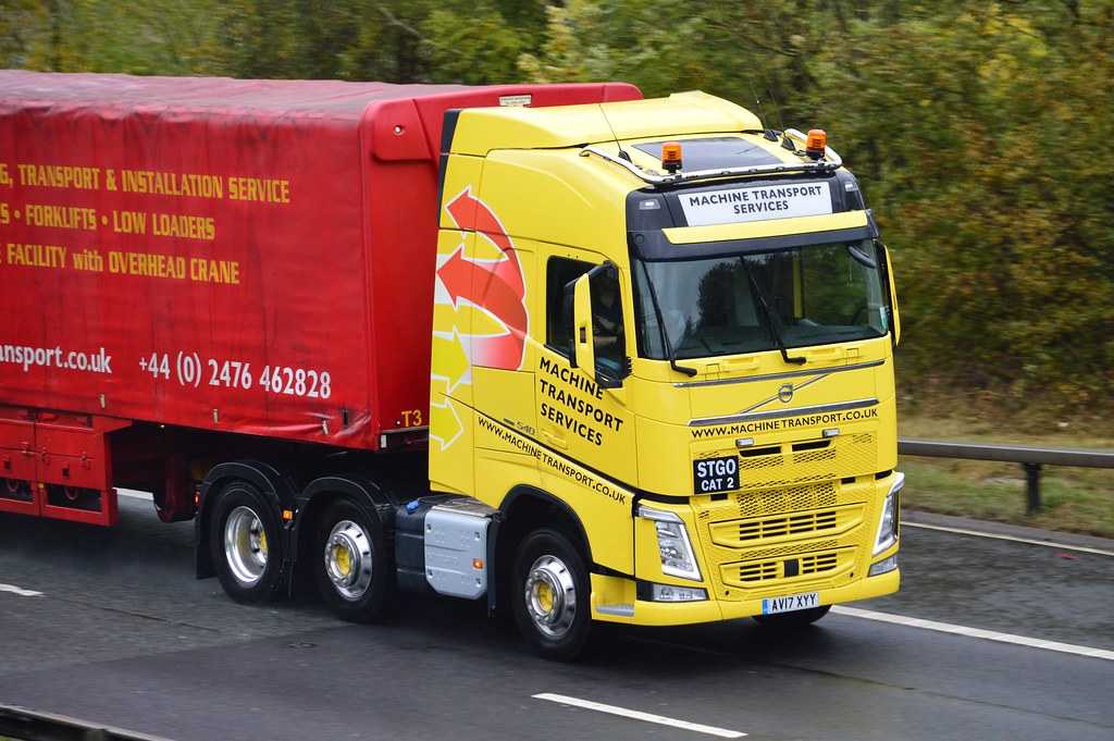 Machine Transport Services AV17 XYY NORTH EAST TRUCK PHOTOS Flickr