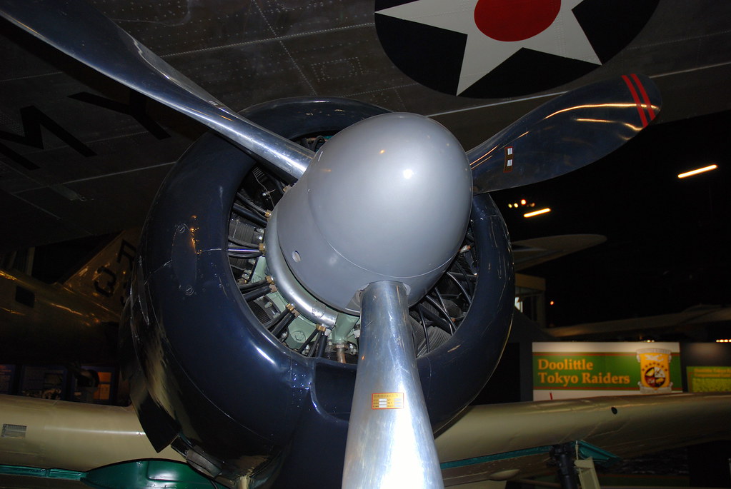 Mitsubishi A6M2 Zero engine detail, National Museum of the… Flickr