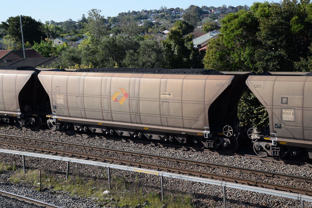 56465 D QHCH type 120 ton coal hopper No.56465 D of Aurizo… Flickr