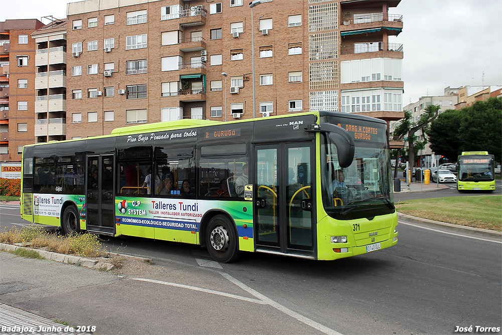 Tubasa 371 MAN Lion´s City em Badajoz J.C. Torres Flickr