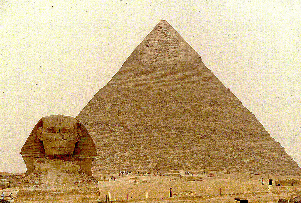 The Sphynx & Great Pyramid A sphinx is a mythical creature… Flickr