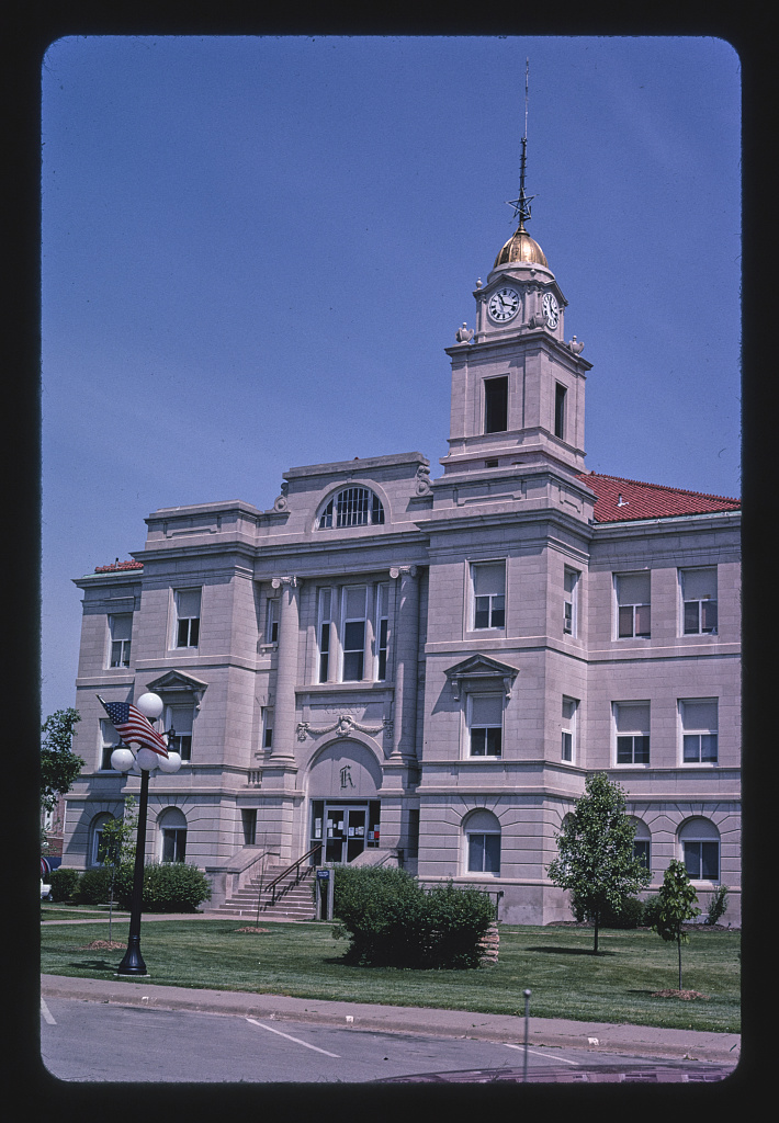 Keokuk County Courthouse, Sigourney, Iowa (LOC) Margolies,… Flickr