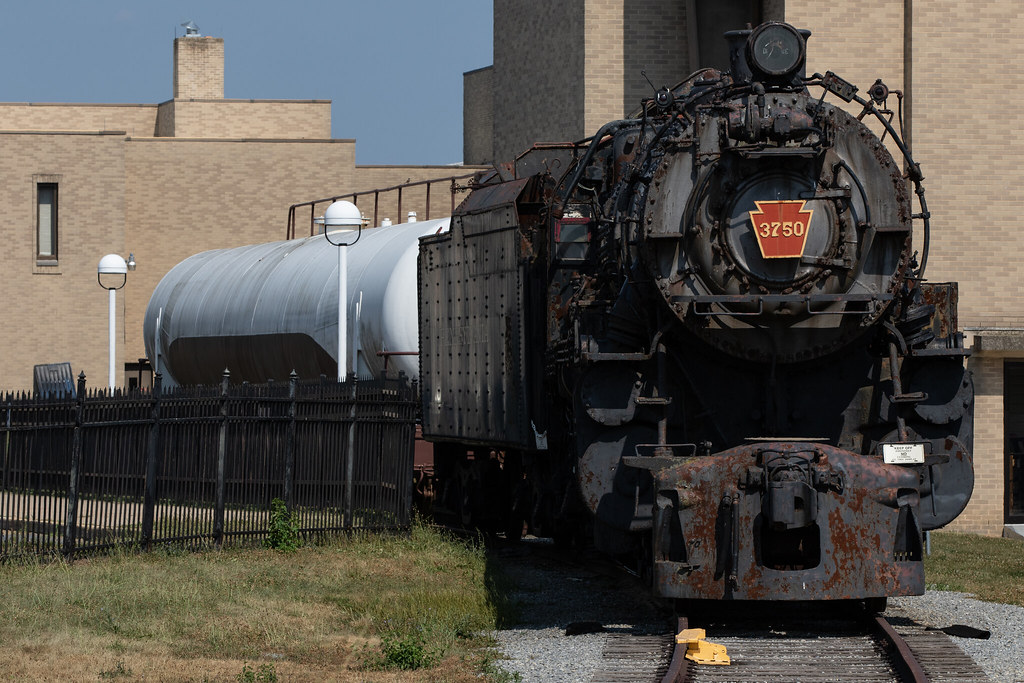 Pennsylvania Railroad No. 3750, Class K4s, now sits outsid… Flickr
