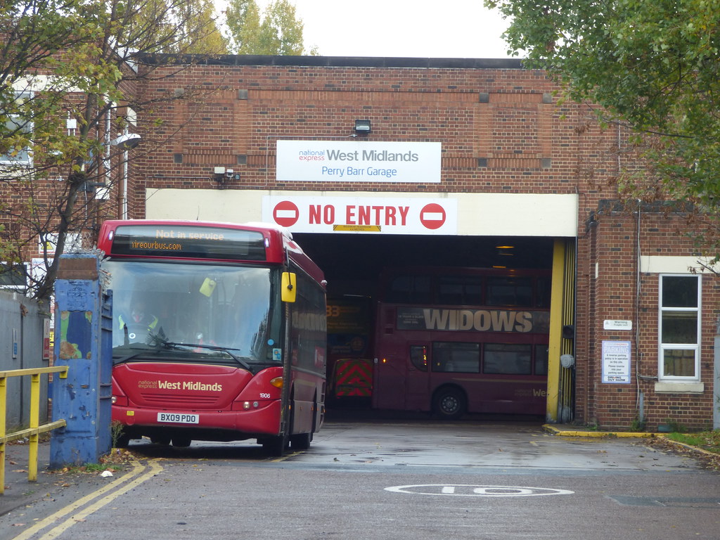 National Express West Midlands Perry Barr Garage Wellhead Lane, Perry