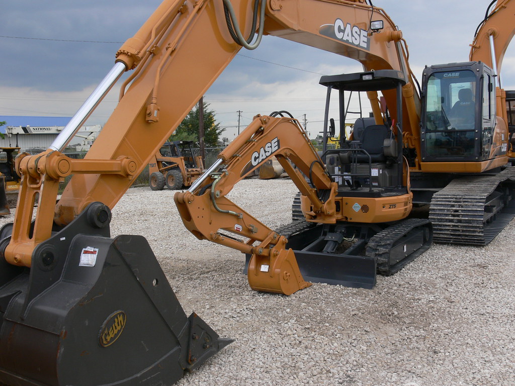 nested backhoes Taken in Manor, TX, while at a backhoe rod… Dan