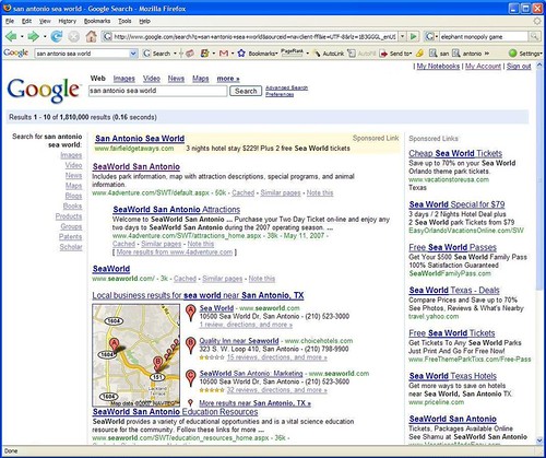 Google trying new local search layout Google's been testin… Flickr